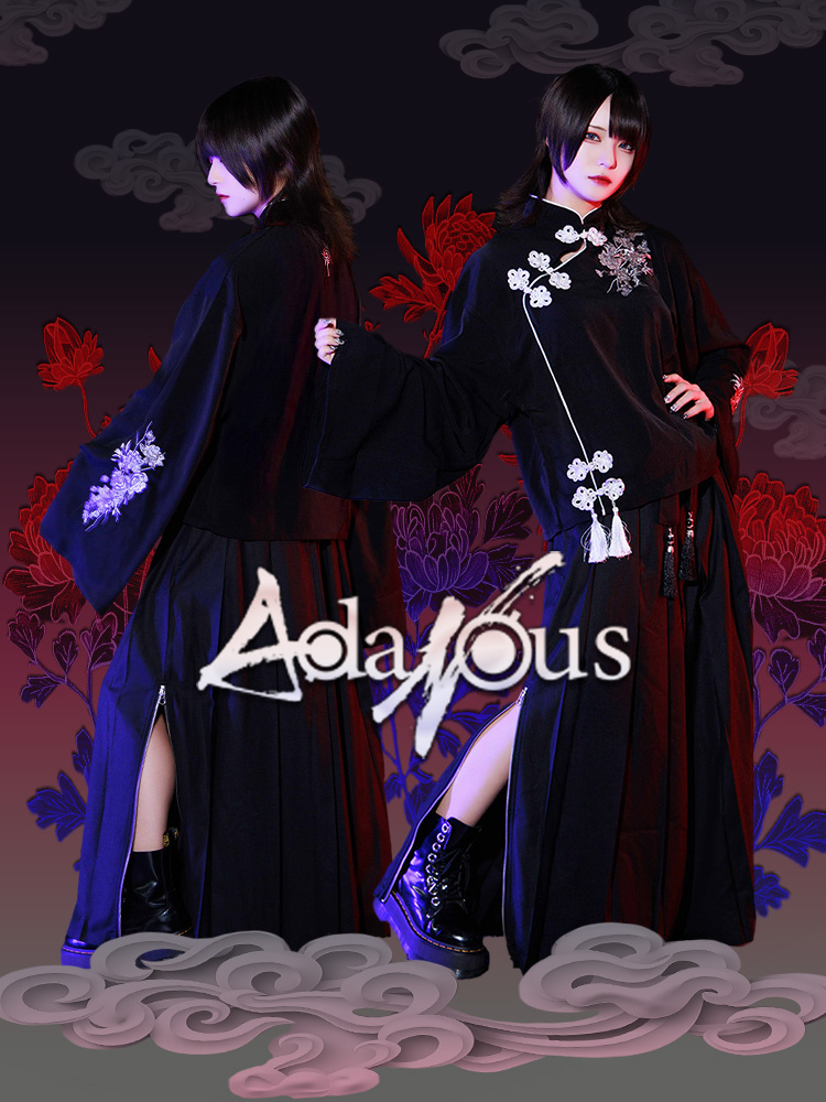 【新品未使用】AdaNous【アダナス】曼珠沙華ジャージ上下セット 赤 AdaNous【アダナス】曼珠沙華ジャージ tops/全2色