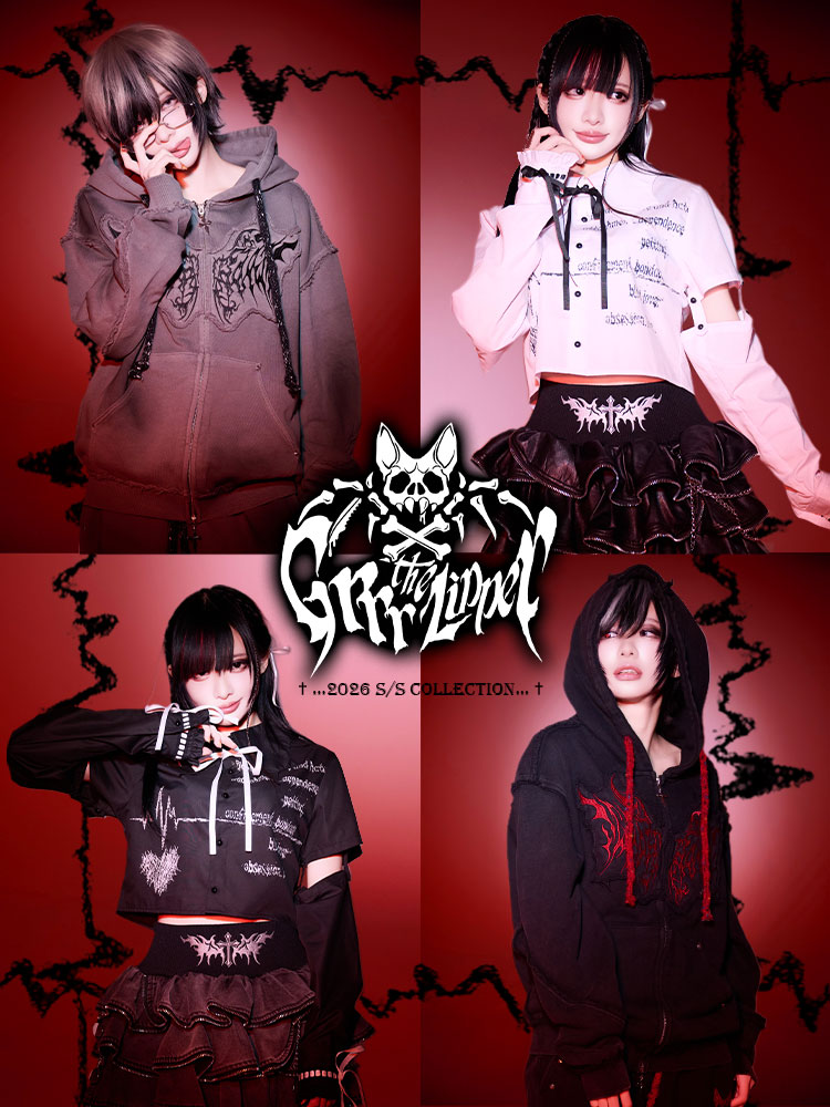 り*ん様 G RAP!!LIL RIC/2枚 SET Grrr the Lipper【ガルルザリッパー】ジップスカート～崩壊～/全2色