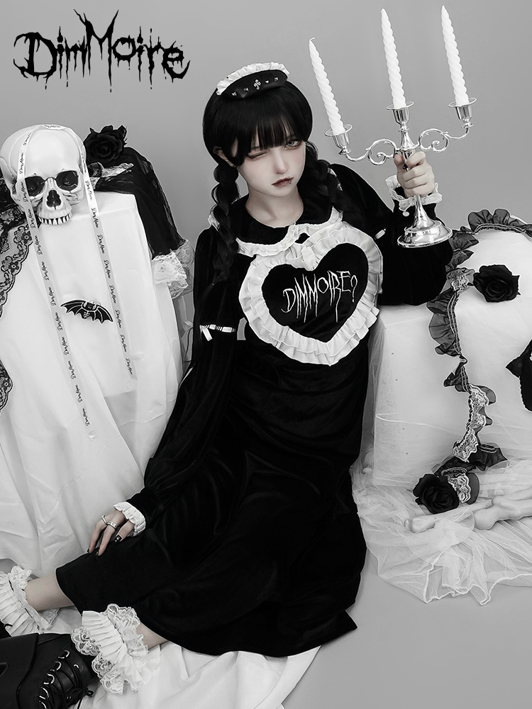 レア 完売品】DimMoire ファーフード Gothicパーカー ブラック 