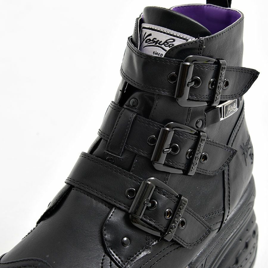 YOSUKE【ヨースケ】メンズ3連ベルト厚底スニーカー/全1色