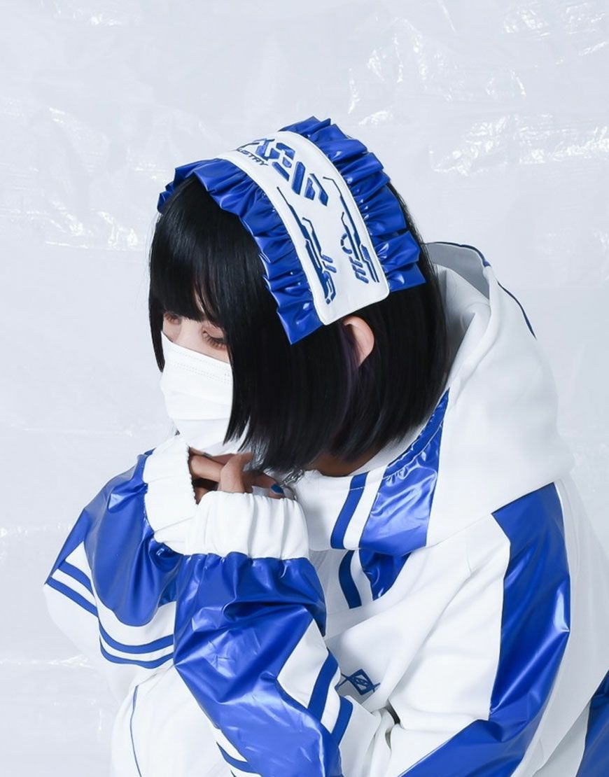 REFLEM【レフレム】メタリック切り替えジャージヘッドドレス/全2色