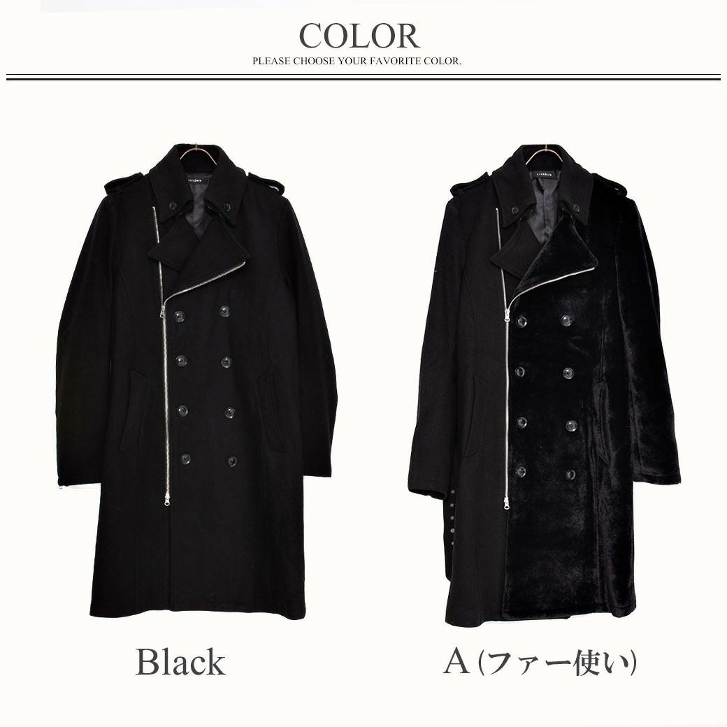 NOVESSEL【ノベセル】ナポレオンライダーストレンチコート/全2色