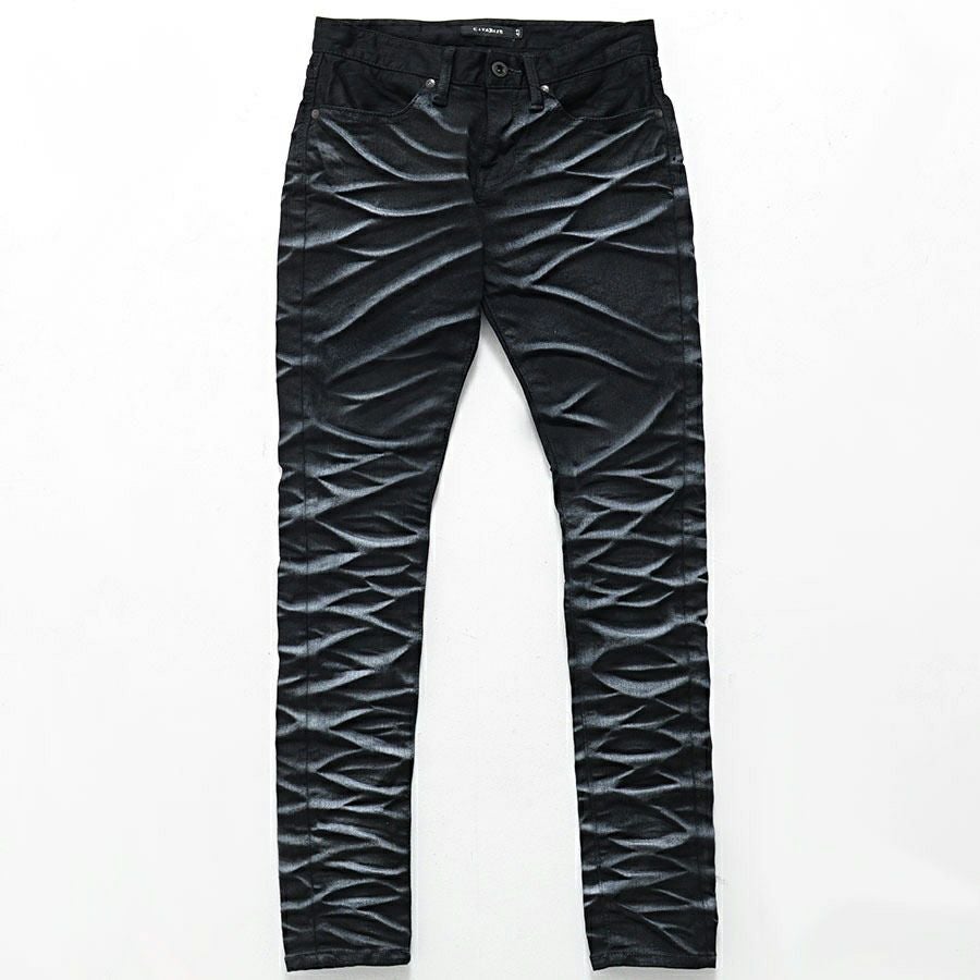 CIVARIZE【シヴァーライズ】パールバインダー立体加工スキニーデニム