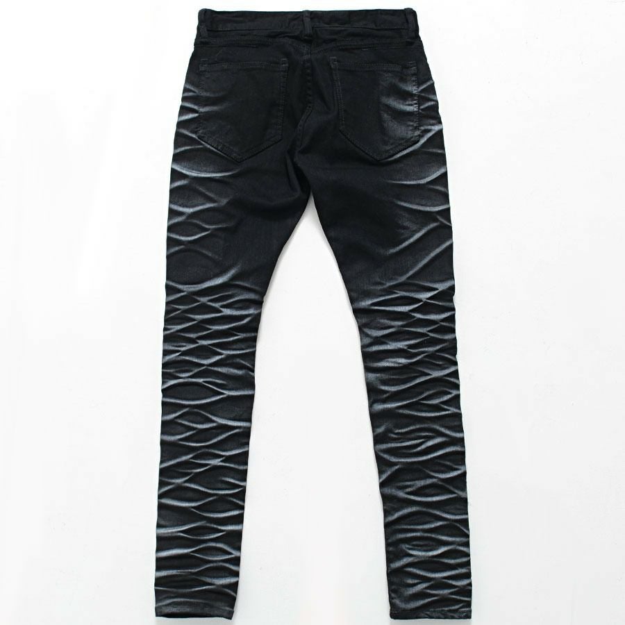 CIVARIZE【シヴァーライズ】パールバインダー立体加工スキニーデニム