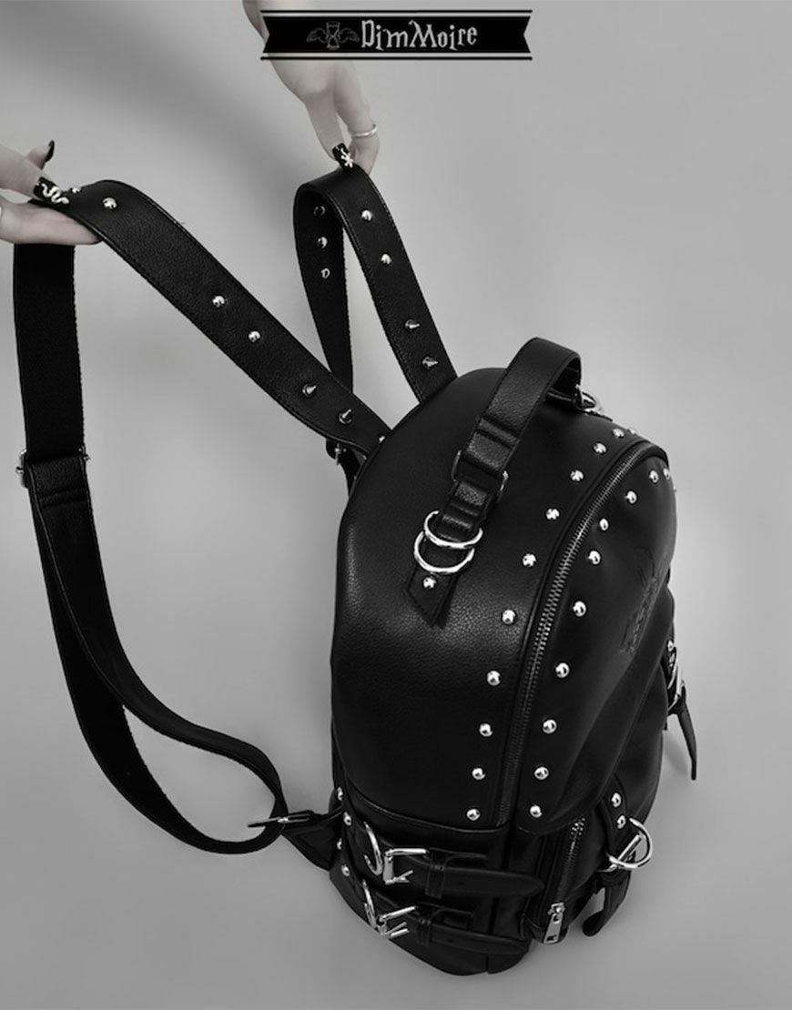 DimMoire【ディムモアール】Skull刻印スタッズリュック/Black
