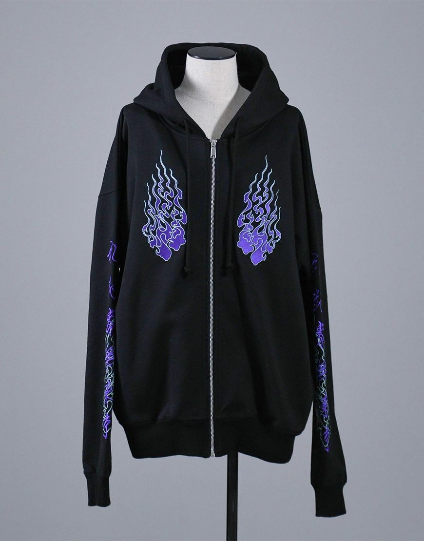 REFLEM【レフレム】オリエンタル刺繍ヘビーウェイトジップアップ