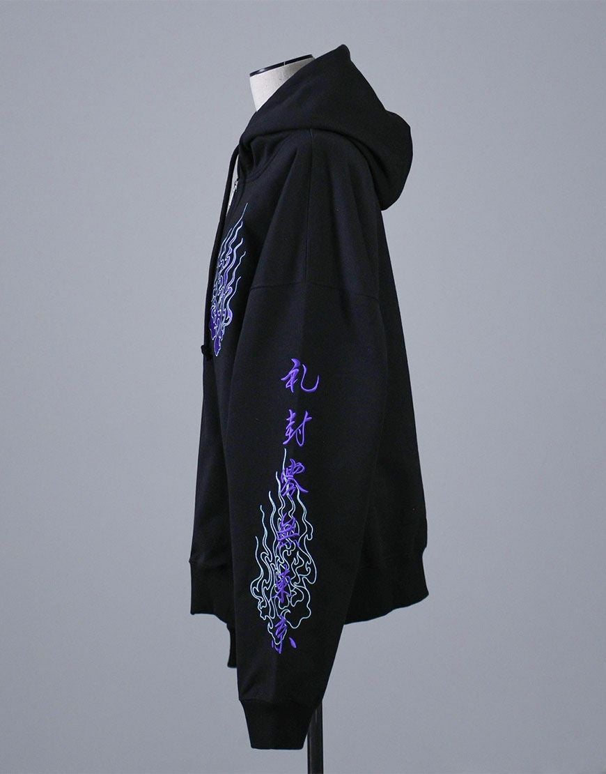 REFLEM【レフレム】オリエンタル刺繍ヘビーウェイトジップアップ