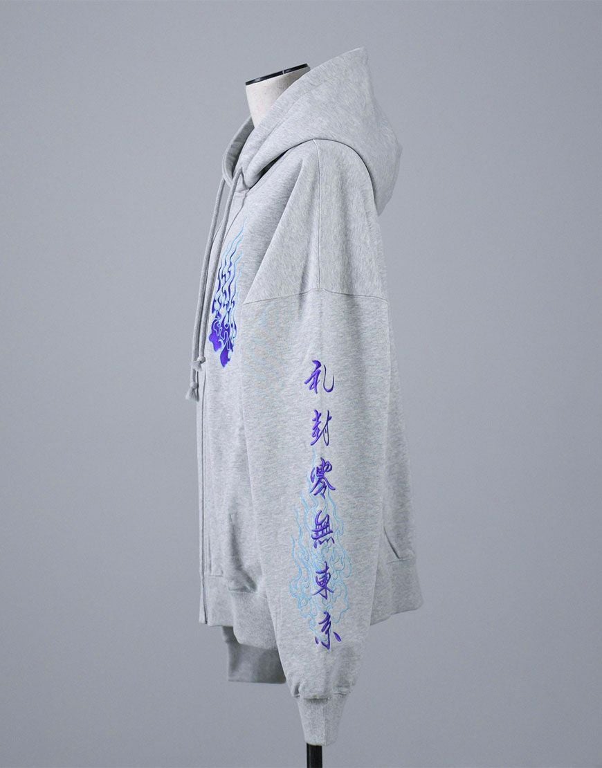 REFLEM【レフレム】オリエンタル刺繍ヘビーウェイトジップアップ