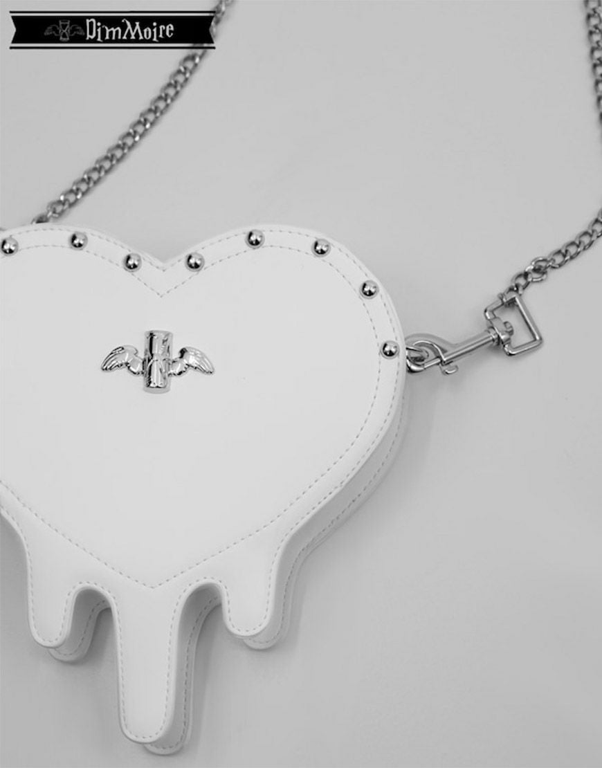 DimMoire【ディムモアール】HeartCoreフリルトートバッグ/White