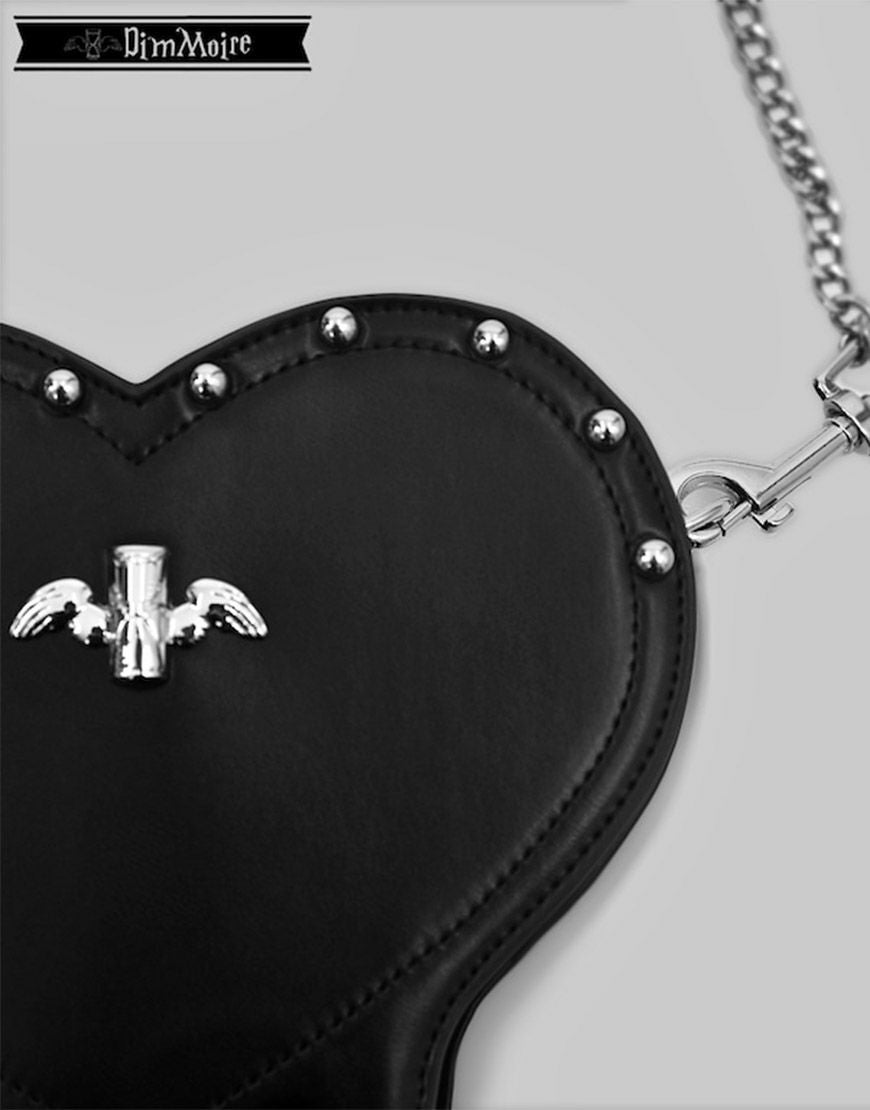 DimMoire【ディムモアール】HeartCoreフリルトートバッグ/Black