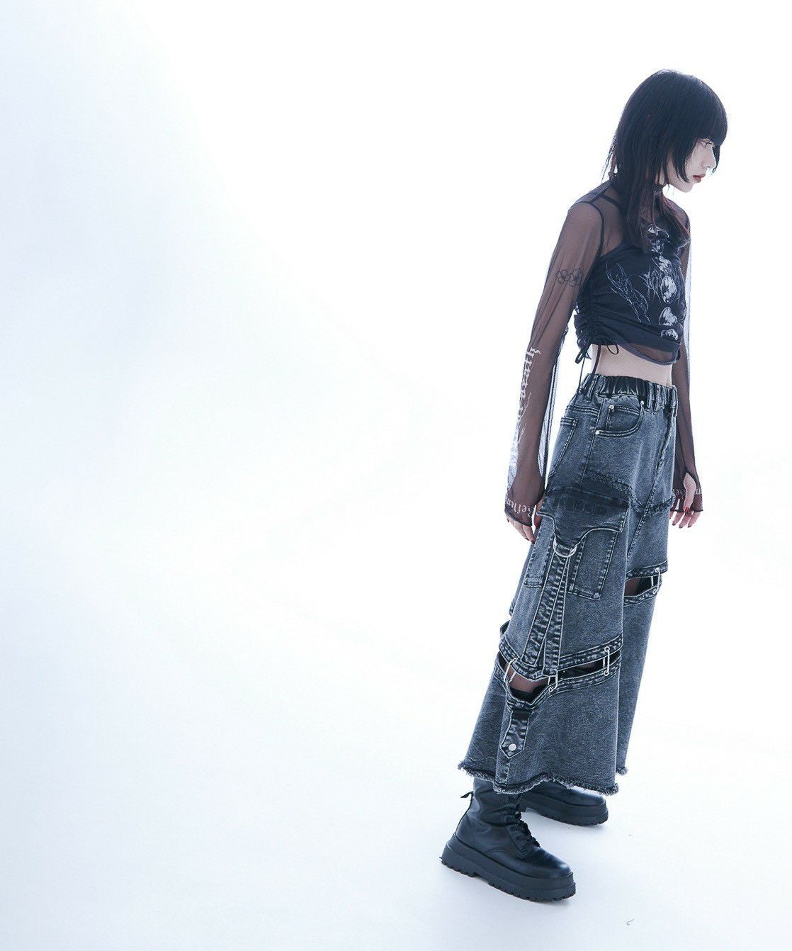 REFLEM【レフレム】セパレートデニムスカート/全2色