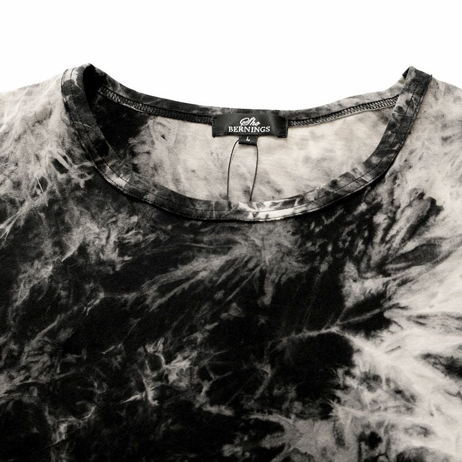 Bernings Sho【バーニングショー】クラッシュ加工タイダイ染めTシャツ