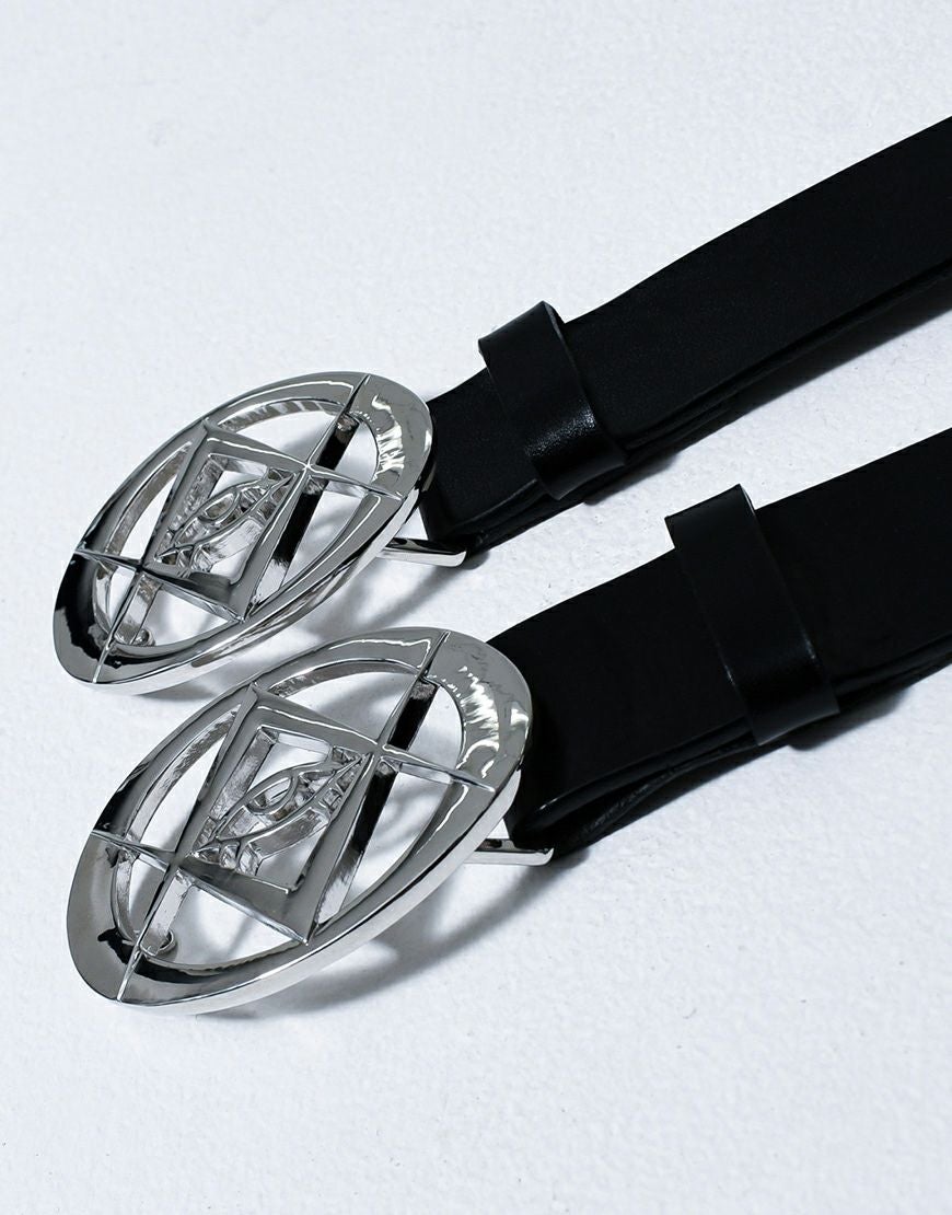 REFLEM【レフレム】Thorn eyeロゴレザーベルト/全2色