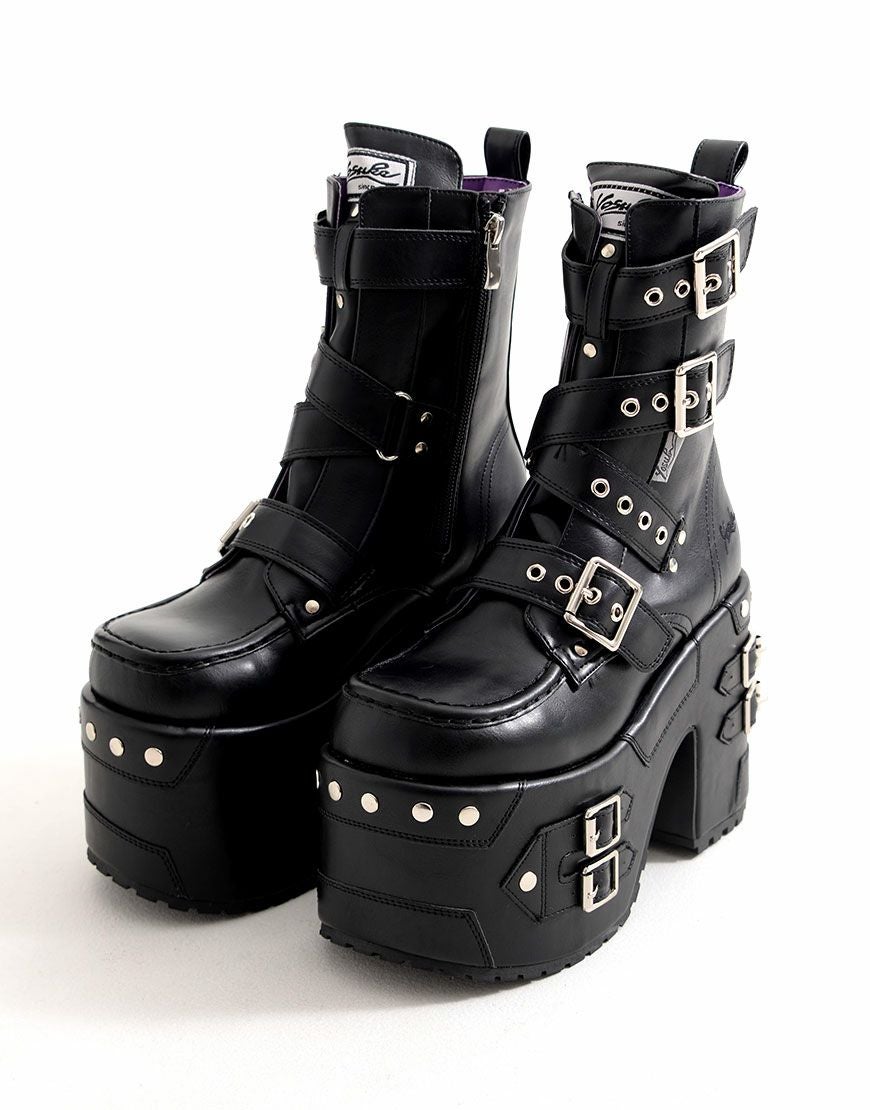 DimMoire【ディムモアール】HeartCore編み上げブーツ/B