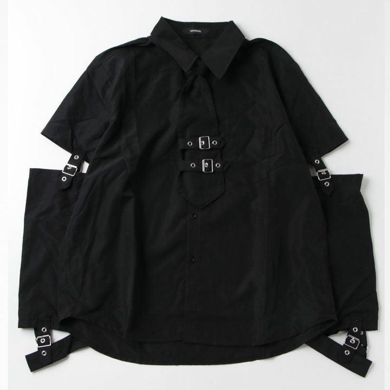 NOVESSEL【ノベセル】ネクタイ付きセパレート長袖シャツ/全1色