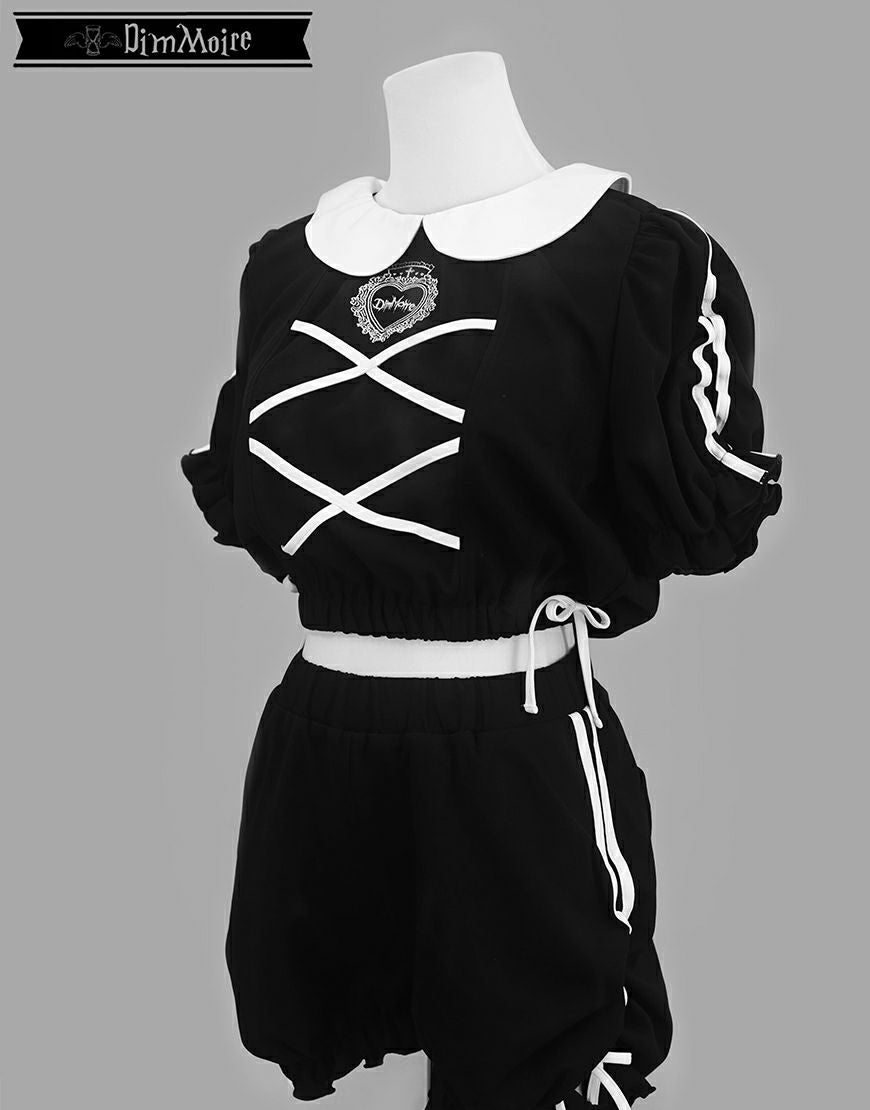 DimMoire【ディムモアール】GirlyジャージSETUP/White