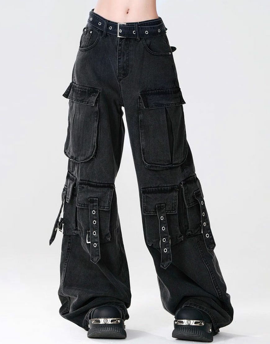 DimMoire【ディムモアール】RE:CHAIN ボンテージパンツ/Black