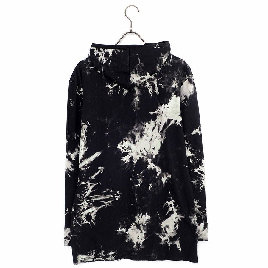 Bernings Sho【バーニングショー】ハイネックムラ染めカットオフジップ