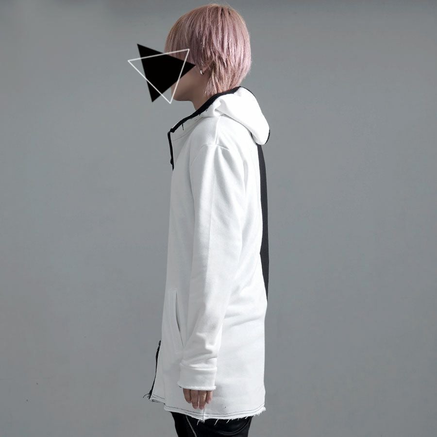 Bernings Sho【バーニングショー】カットオフジップアップパーカー/全2色