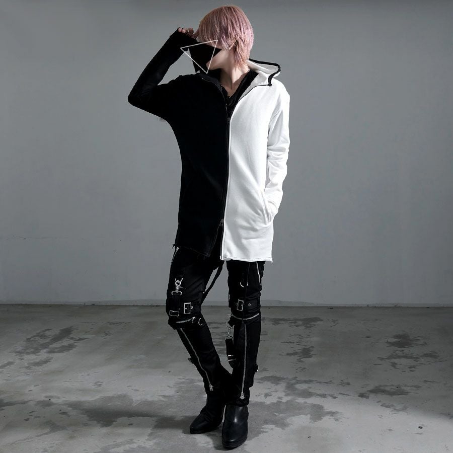 Bernings Sho【バーニングショー】カットオフジップアップパーカー/全2色