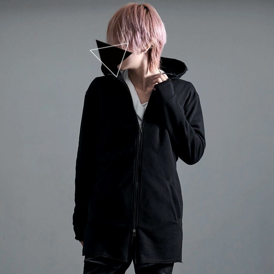 Bernings Sho【バーニングショー】カットオフジップアップパーカー/全2色