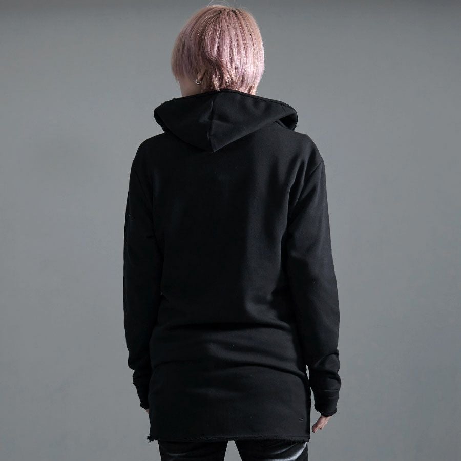 Bernings Sho【バーニングショー】カットオフジップアップパーカー/全2色