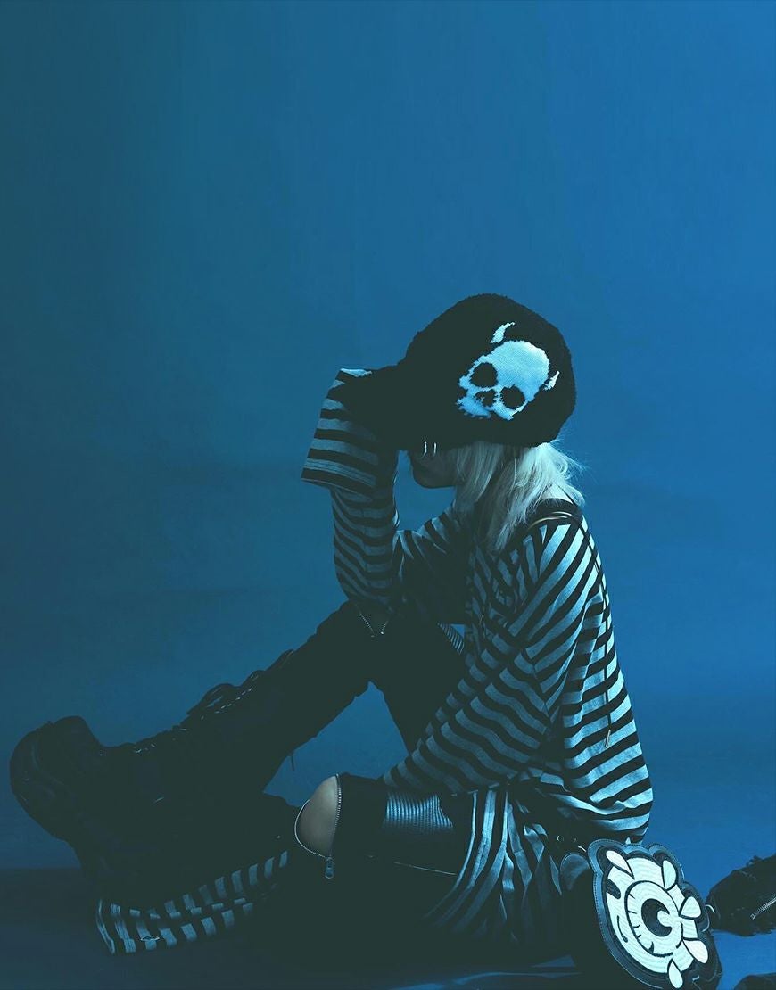 Gamchu【ガムチュ】半壊卍壊デニムsetupショルダーバッグ/全1色