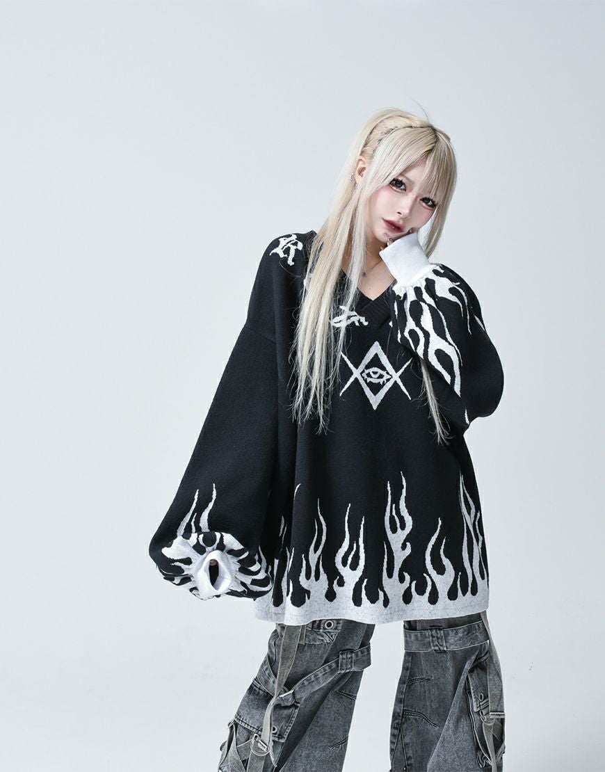 レフレム　カーディガン REFLEM【レフレム】クラッシュクロスWジャガードカーディガン/全2色