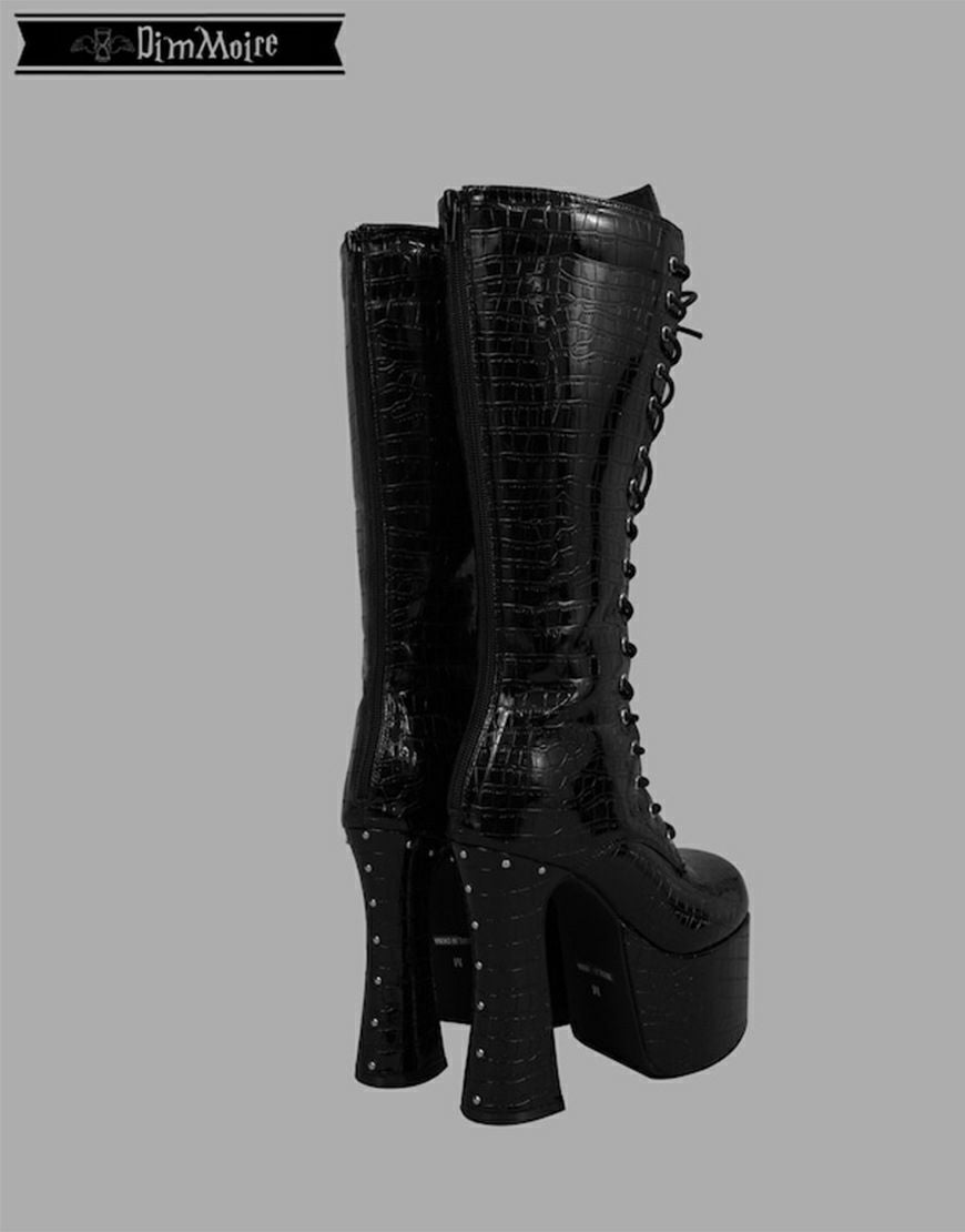 DimMoire【ディムモアール】HeartCore編み上げブーツ/B