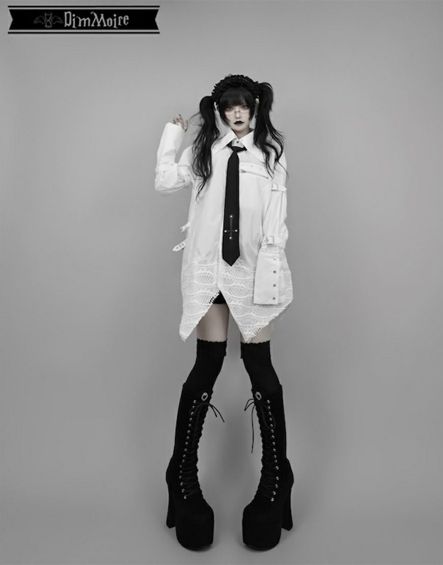 DimMoire【ディムモアール】HeartCore編み上げブーツ/B