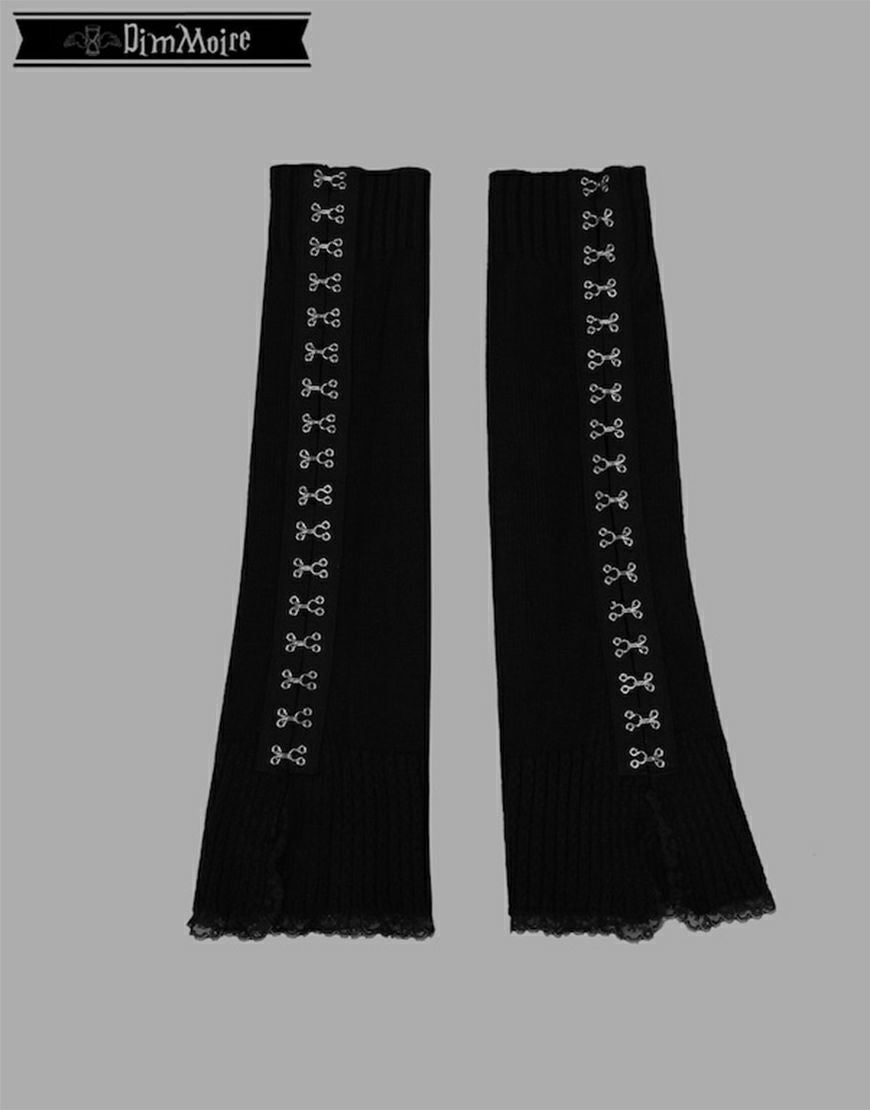 DimMoire【ディムモアール】スプリングホックレッグカバー/Black