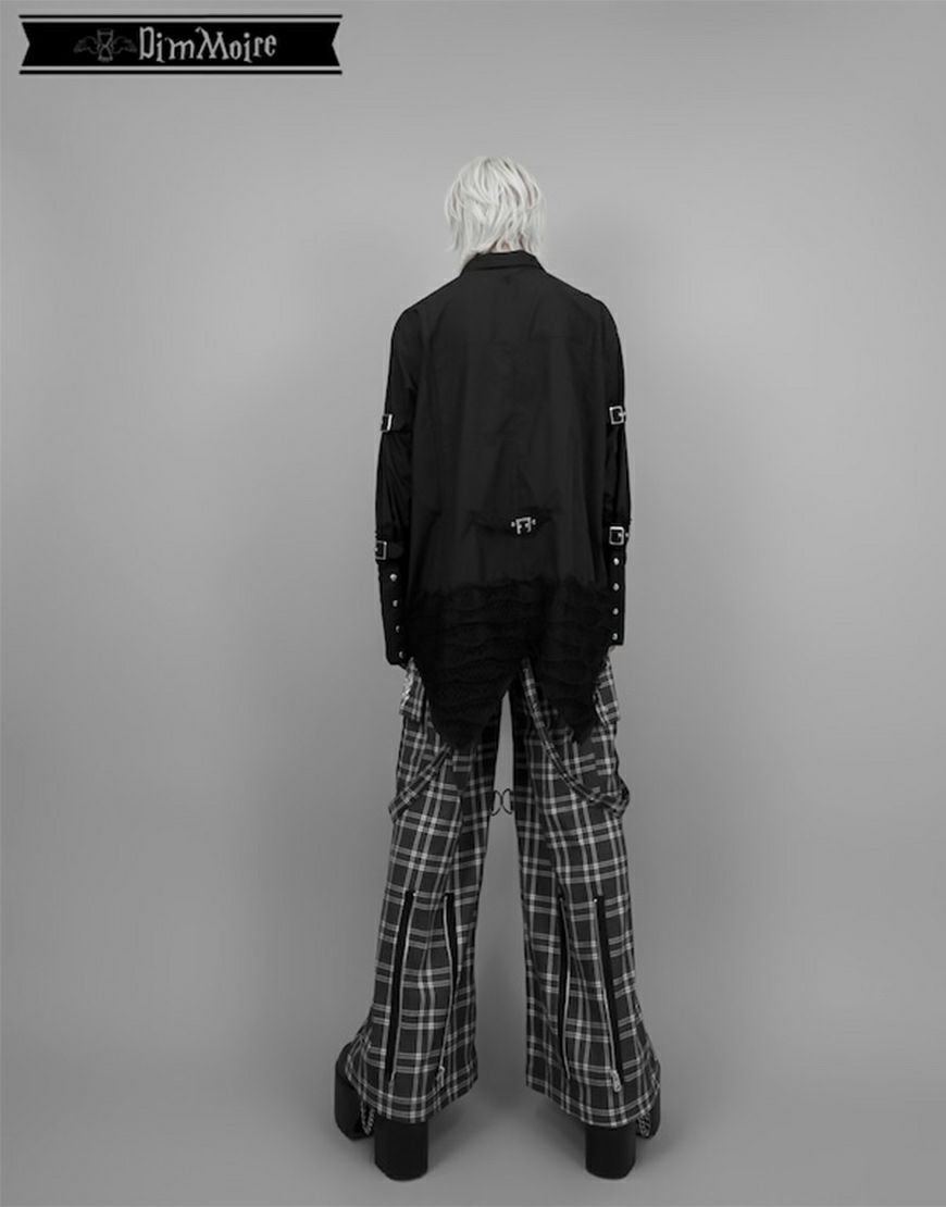 DimMoire【ディムモアール】PUNKワイドパンツ/Black