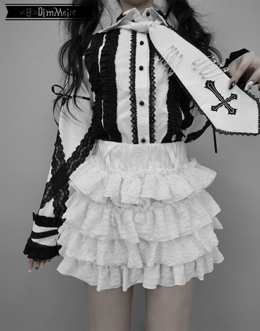 DimMoire【ディムモアール】フリルミニスカパン/Black