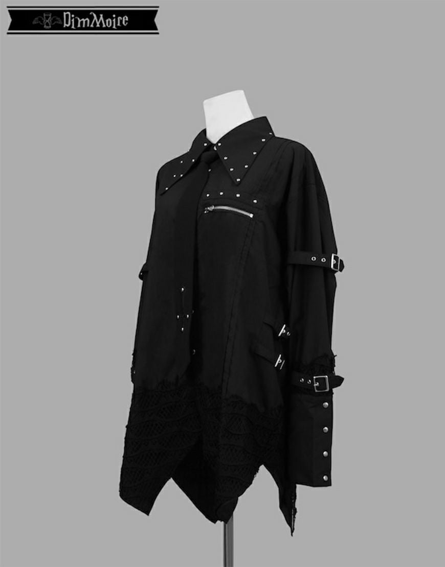 DimMoire【ディムモアール】Gothic学園ボンテ―ジシャツ/Black DimMoire【ディムモアール】Gothic学園ボンテ―ジシャツ/Black