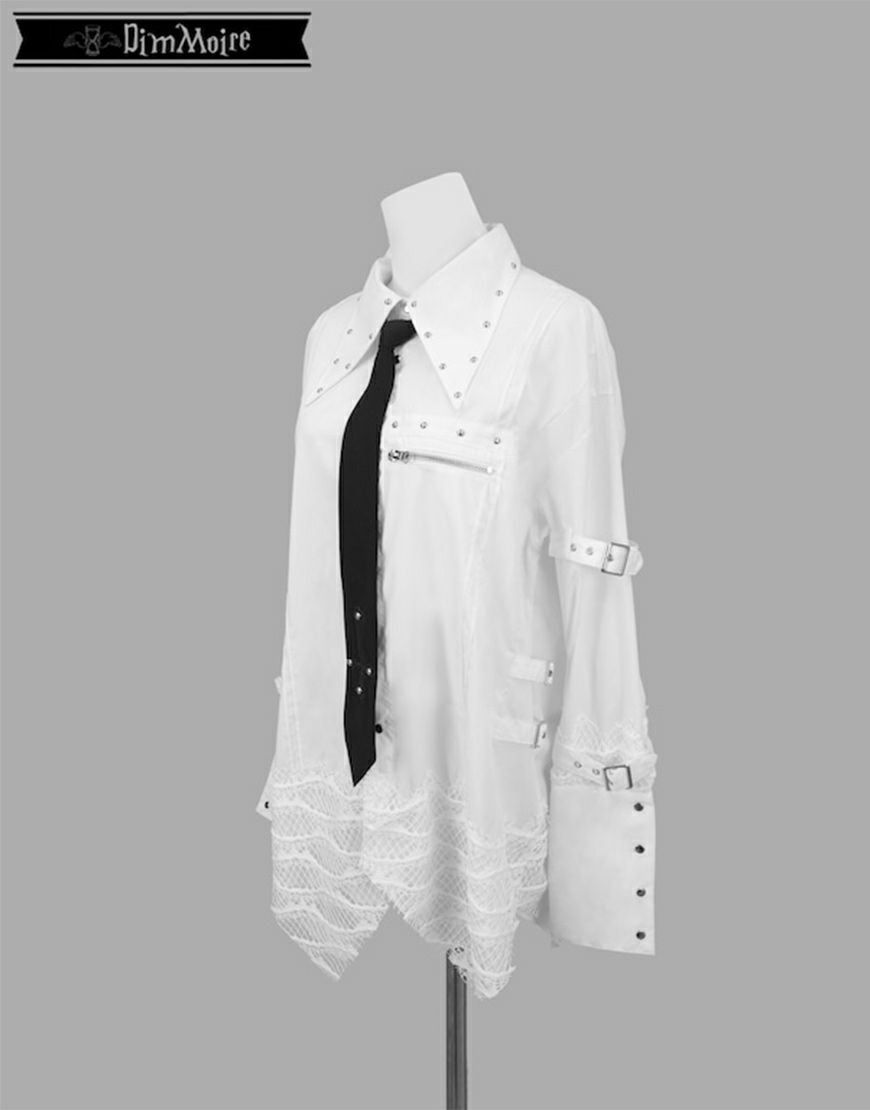 DimMoire【ディムモアール】Gothic学園ボンテ―ジシャツ/Black