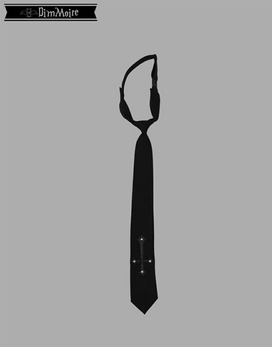 DimMoire【ディムモアール】Gothic学園ボンテ―ジシャツ/Black