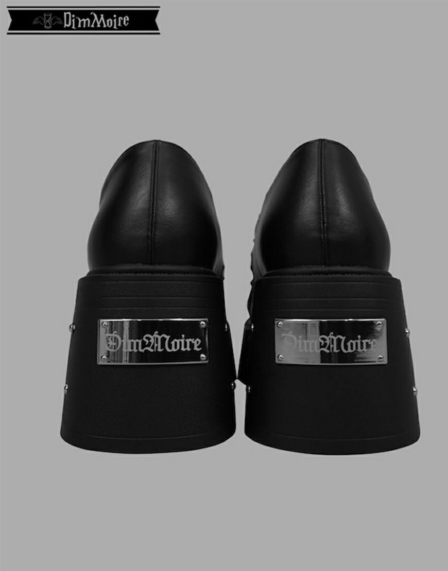 DimMoire【ディムモアール】HeartCoreスタッズローファー/Black