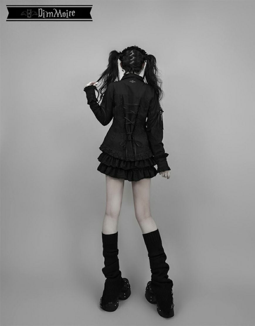 DimMoire【ディムモアール】Gothic学園ブラウス/Black