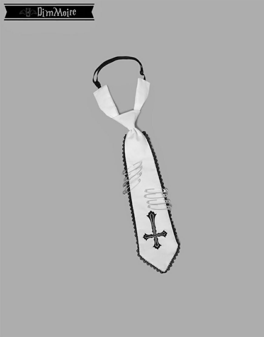 DimMoire【ディムモアール】Gothic学園ブラウス/White×Black