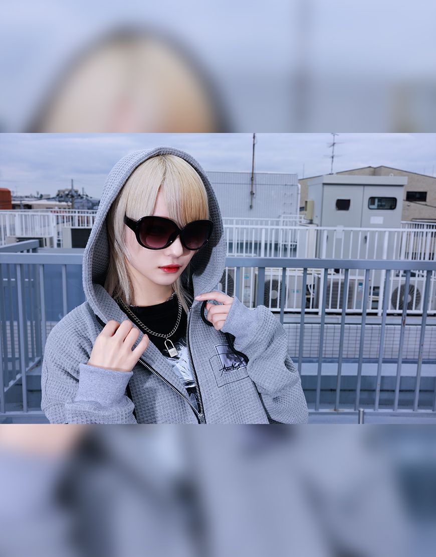 AdaNous【アダナス】waffle zipup parker/全2色