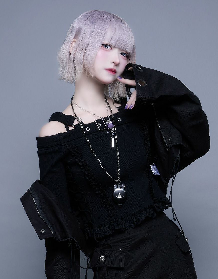 ililil【イルイルイル】Ainsel cropped jacket/全2色