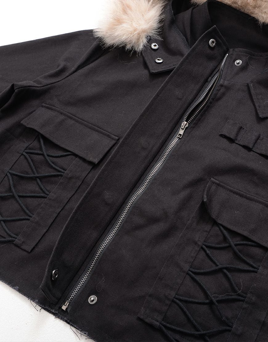 ililil【イルイルイル】Ainsel cropped jacket/全2色