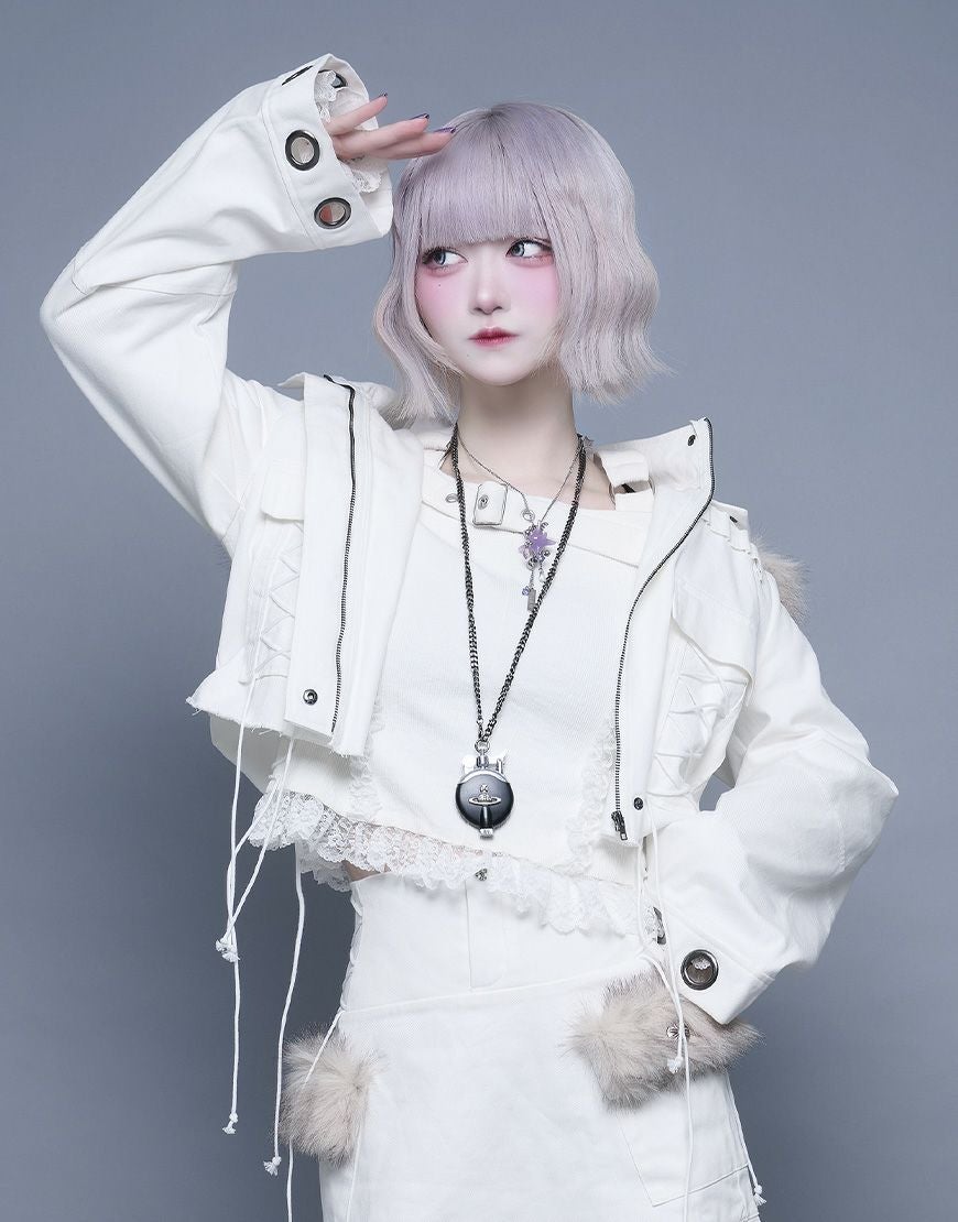 ililil【イルイルイル】Puck Off shoulder long T-shirt/全2色