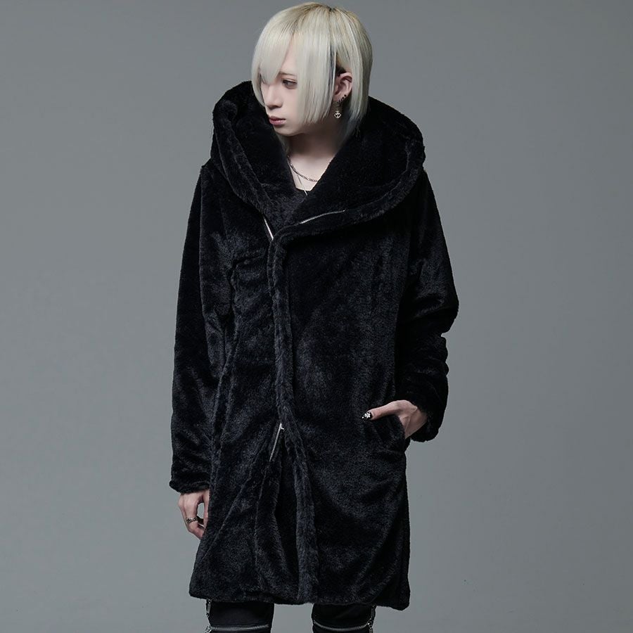 極美品　23区 ロロ・ピアーナ　ラクーンファー付きフーデッドコート　黒 000000001348-03.jpg?size=l&w=