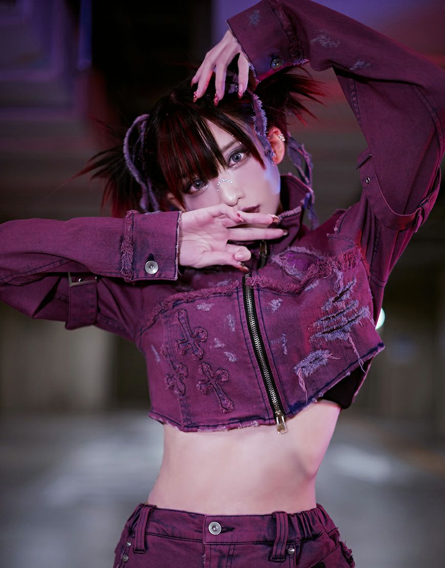 Grrr the Lipper【ガルルザリッパー】ケロイドデニム-肋骨-/全2色