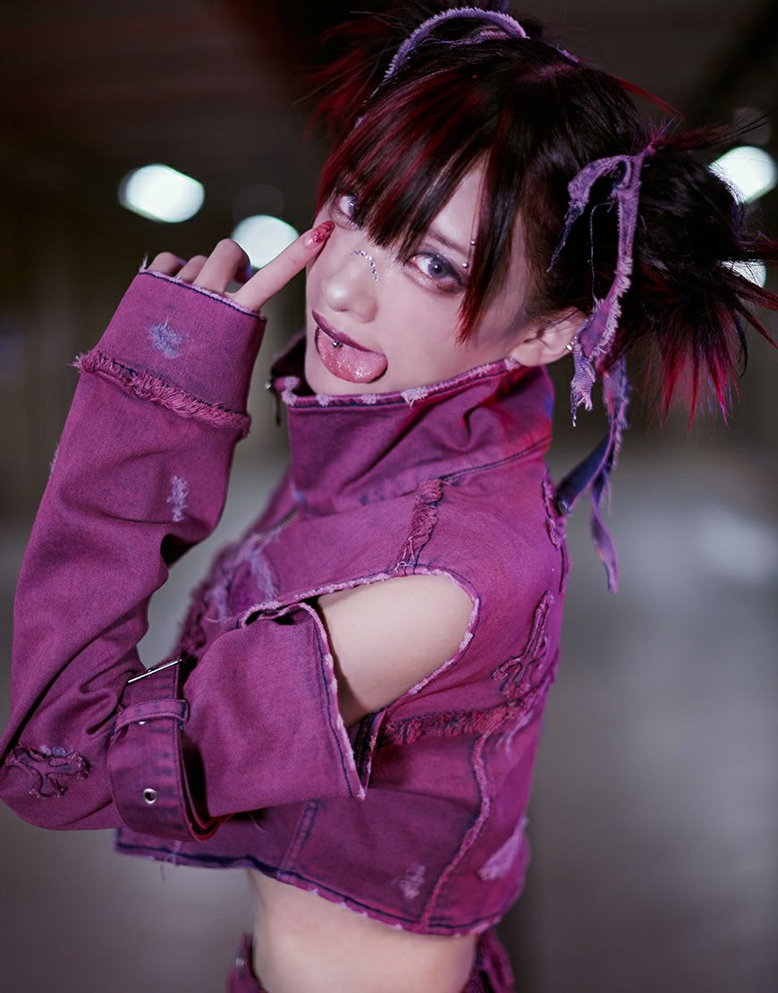 Grrr the Lipper【ガルルザリッパー】ケロイドデニム-肋骨-/全2色