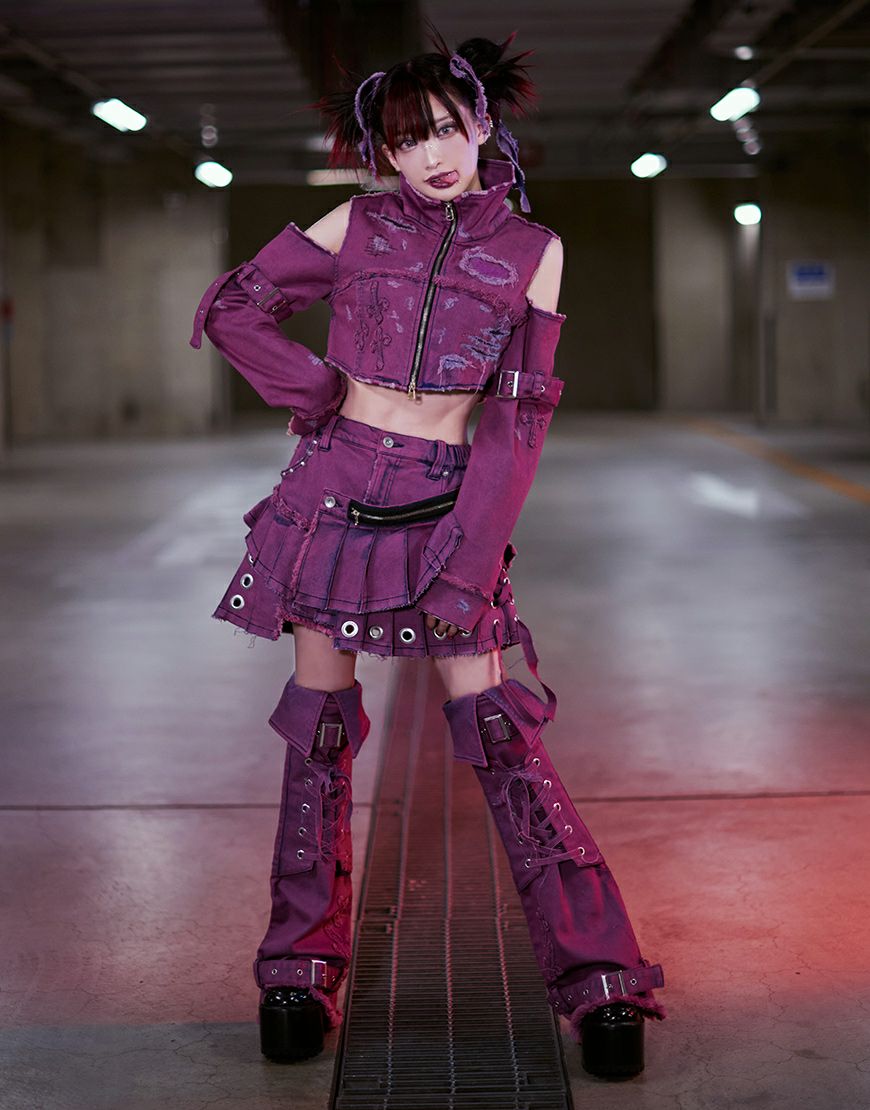 Grrr the Lipper【ガルルザリッパー】ケロイドデニム-仙骨/全2色