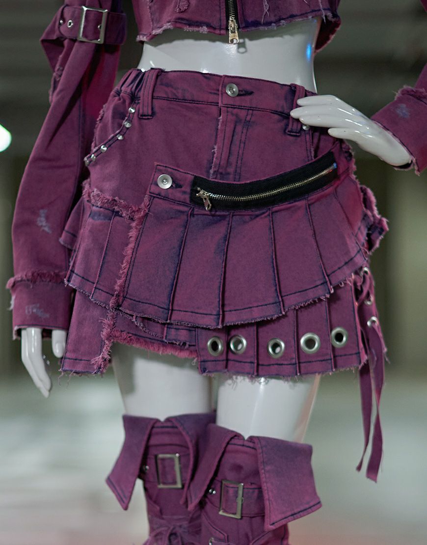 Grrr the Lipper【ガルルザリッパー】ケロイドデニム-仙骨/全2色