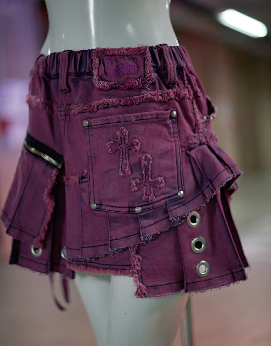 Grrr the Lipper【ガルルザリッパー】ケロイドデニム-仙骨/全2色