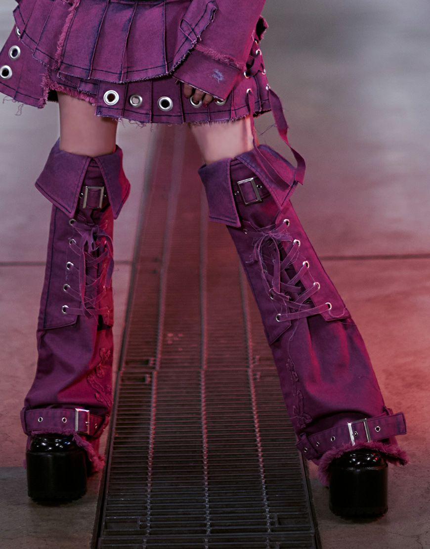 Grrr the Lipper【ガルルザリッパー】ケロイドデニム-脛骨-/全2色